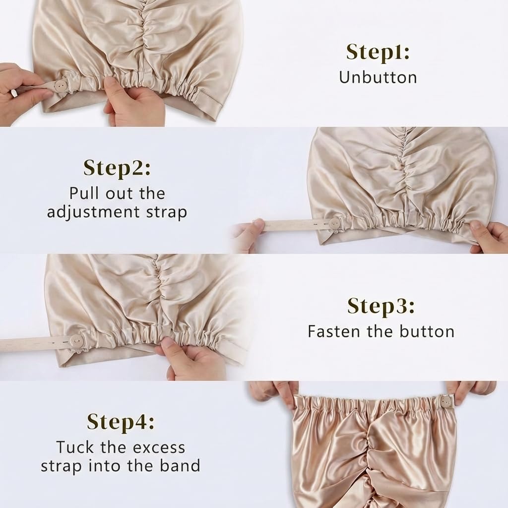 MATASSE silk hair wrap protects curls and braids