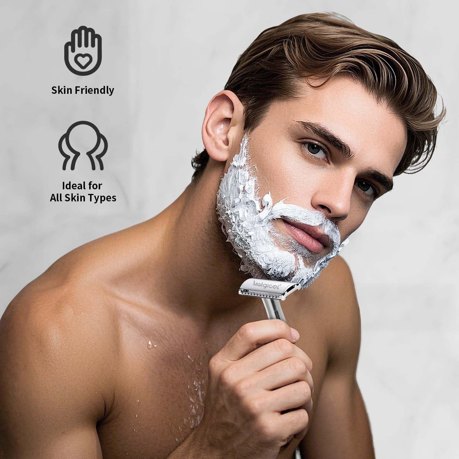MATGICOL long-lasting shave performance suited for frequent shavers and thicker hair.
