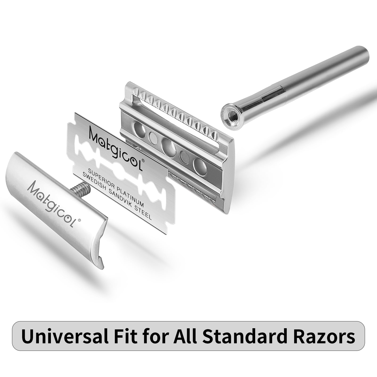 MATGICOL sensitive-skin friendly blades suitable for delicate skin types.