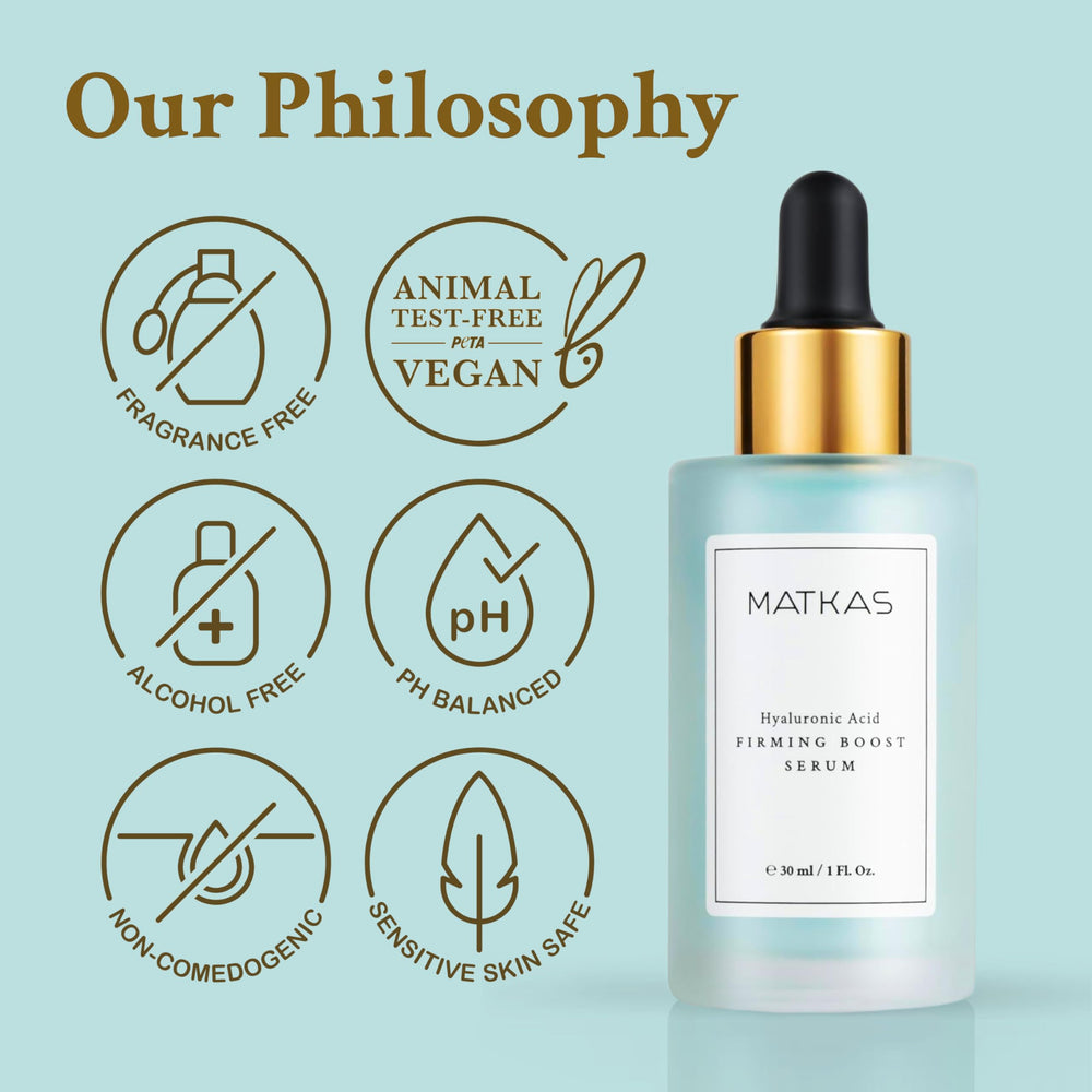 Matkas branding label with a clean, pH-balanced formula