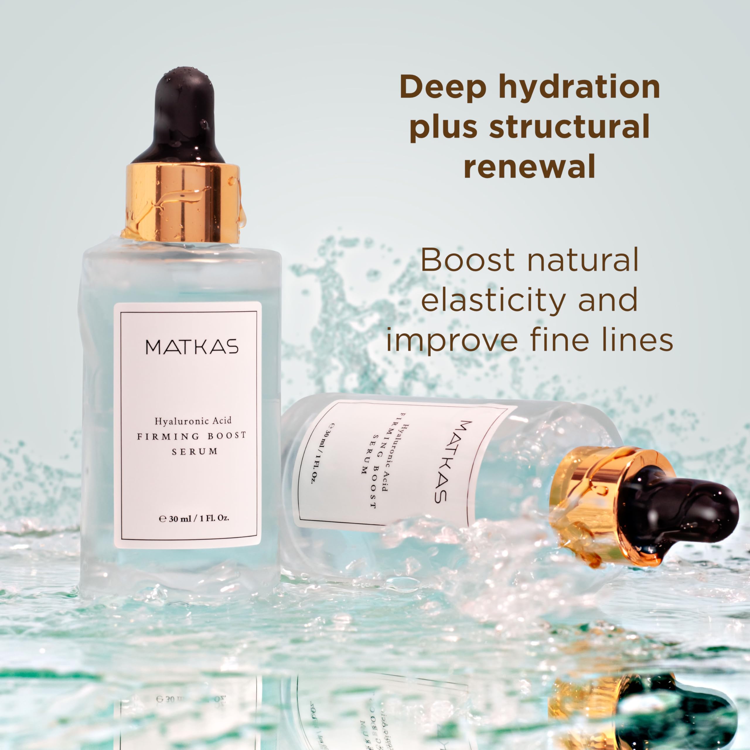 Matkas serum ingredients panel with Panax Ginseng and Niacinamide for balanced skin