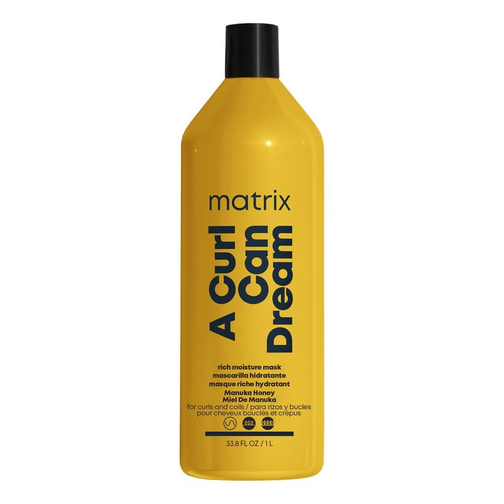 Matrix A Curl Can Dream Rich Mask packaging highlights hydration promise