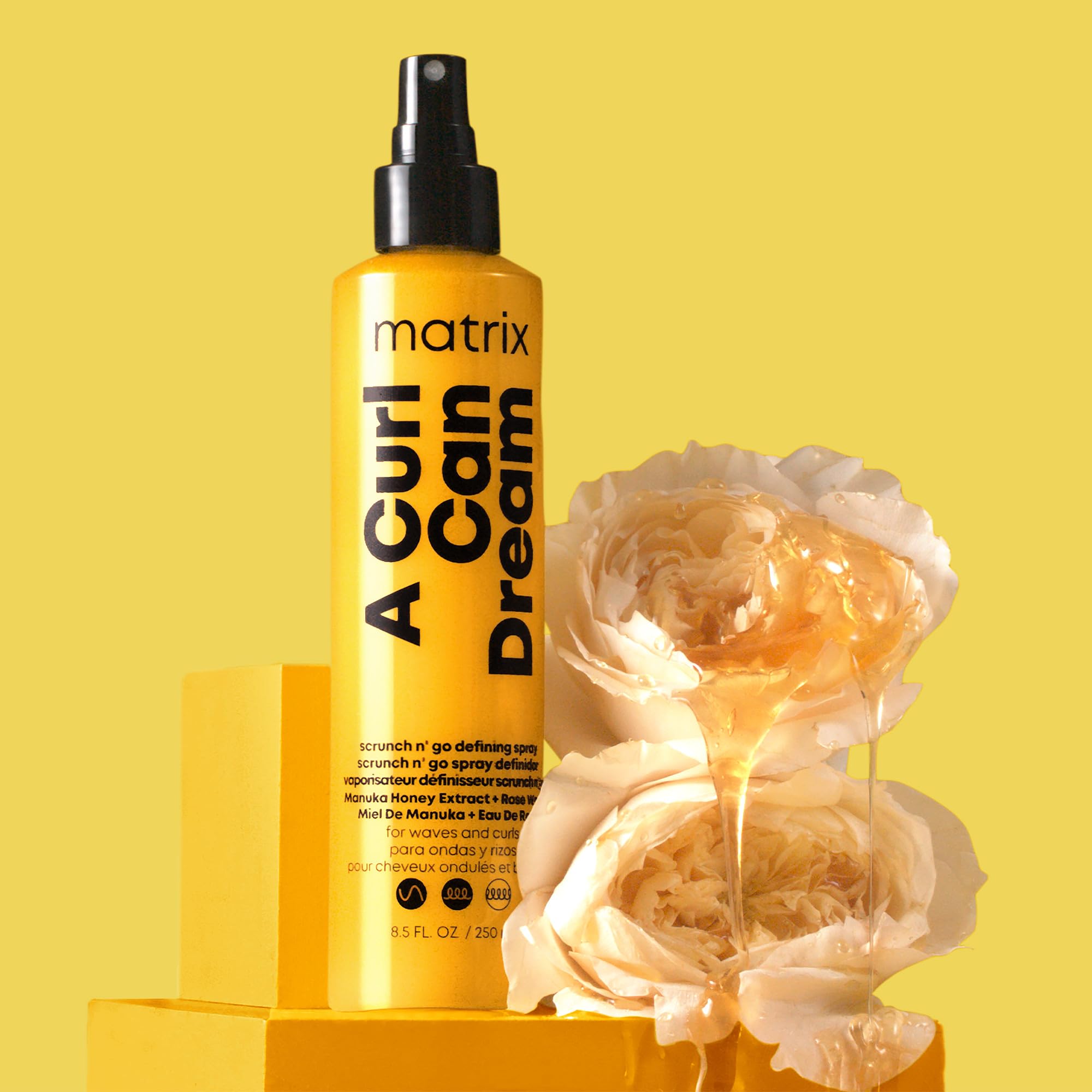 Matrix A Curl Can Dream Scrunch N' Go shiny, smooth texture close-up