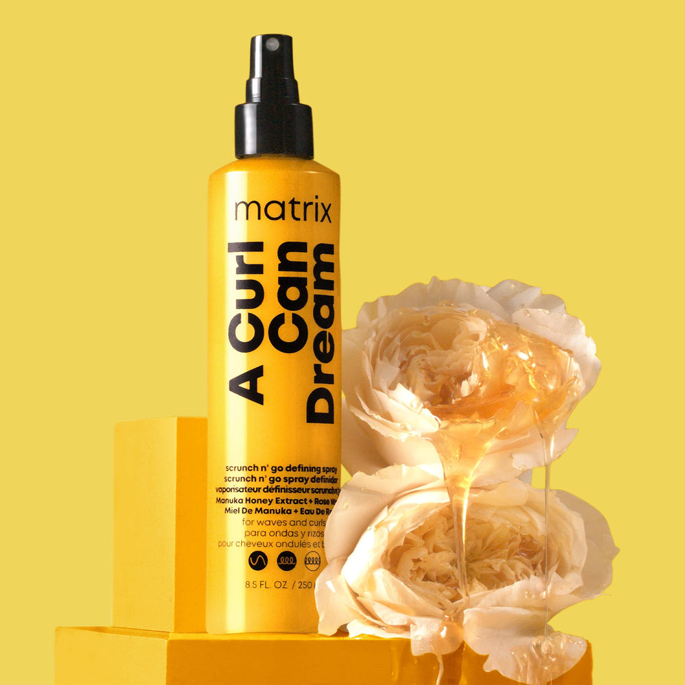 Matrix A Curl Can Dream Scrunch N' Go shiny, smooth texture close-up