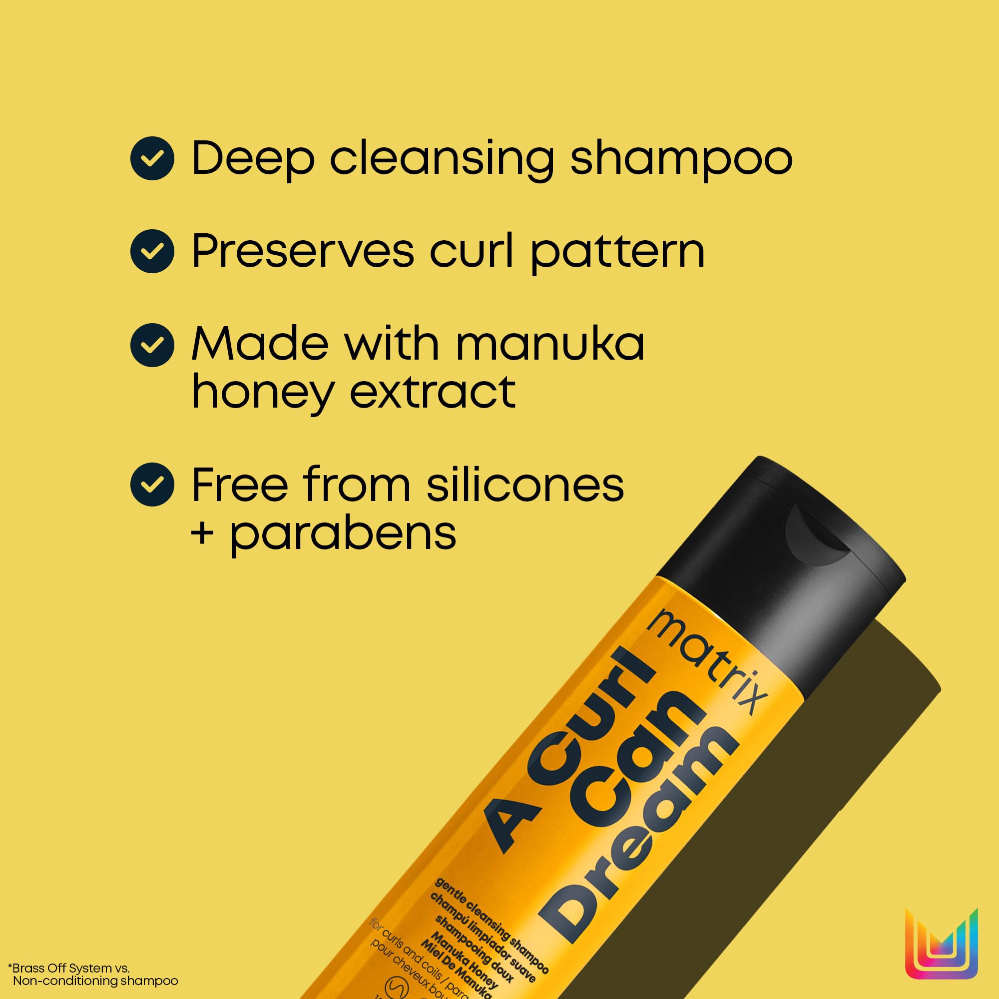 Etiqueta del Matrix con extracto de Manuka, enfoque calmante