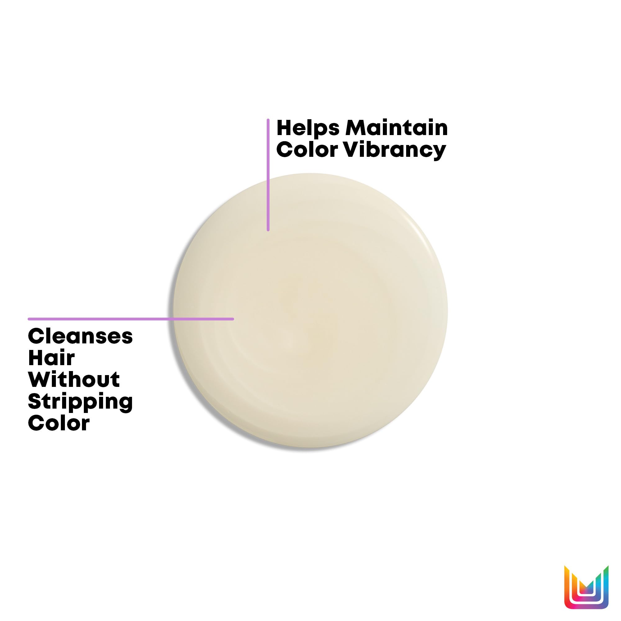 Matrix Color Obsessed Shampoo pump for easy, even application