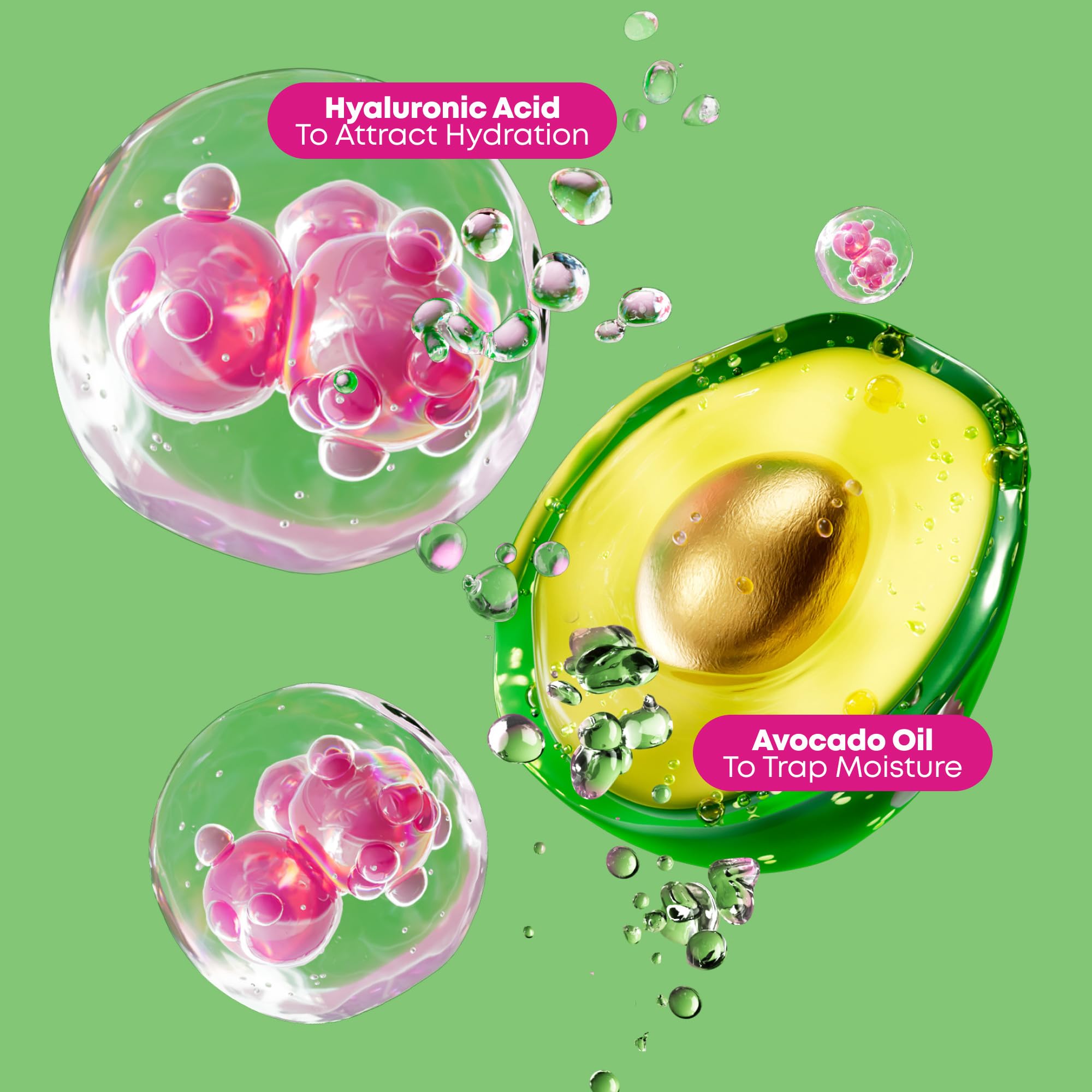 Matrix Food For Soft Shampoo graphic emphasis on hyaluronic acid and avocado oil