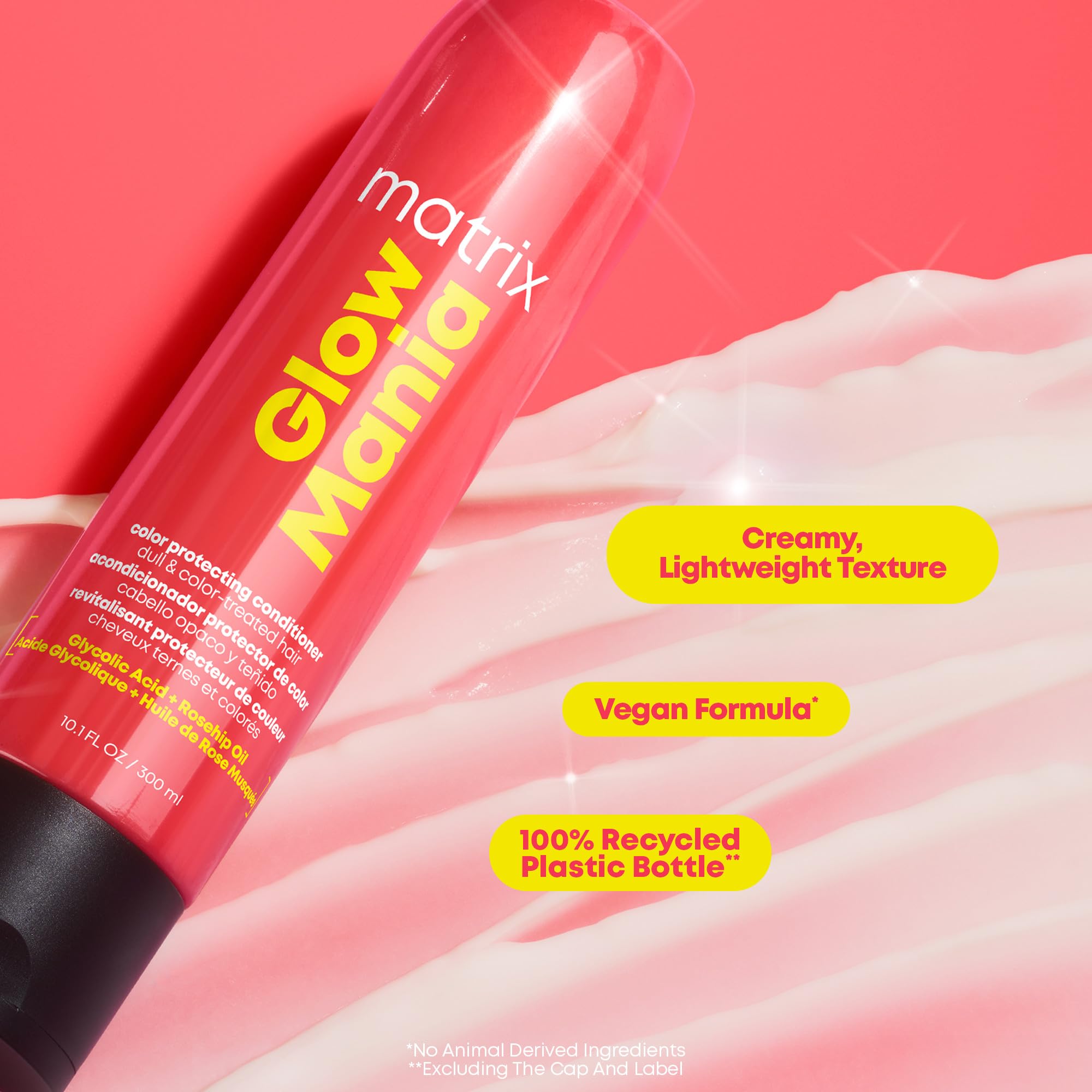 Matrix Glow Mania Brillo saludable en cabello teñido o opaco