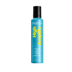 Matrix High Amplify Foam Volumizer bottle for lightweight volume and shine.
