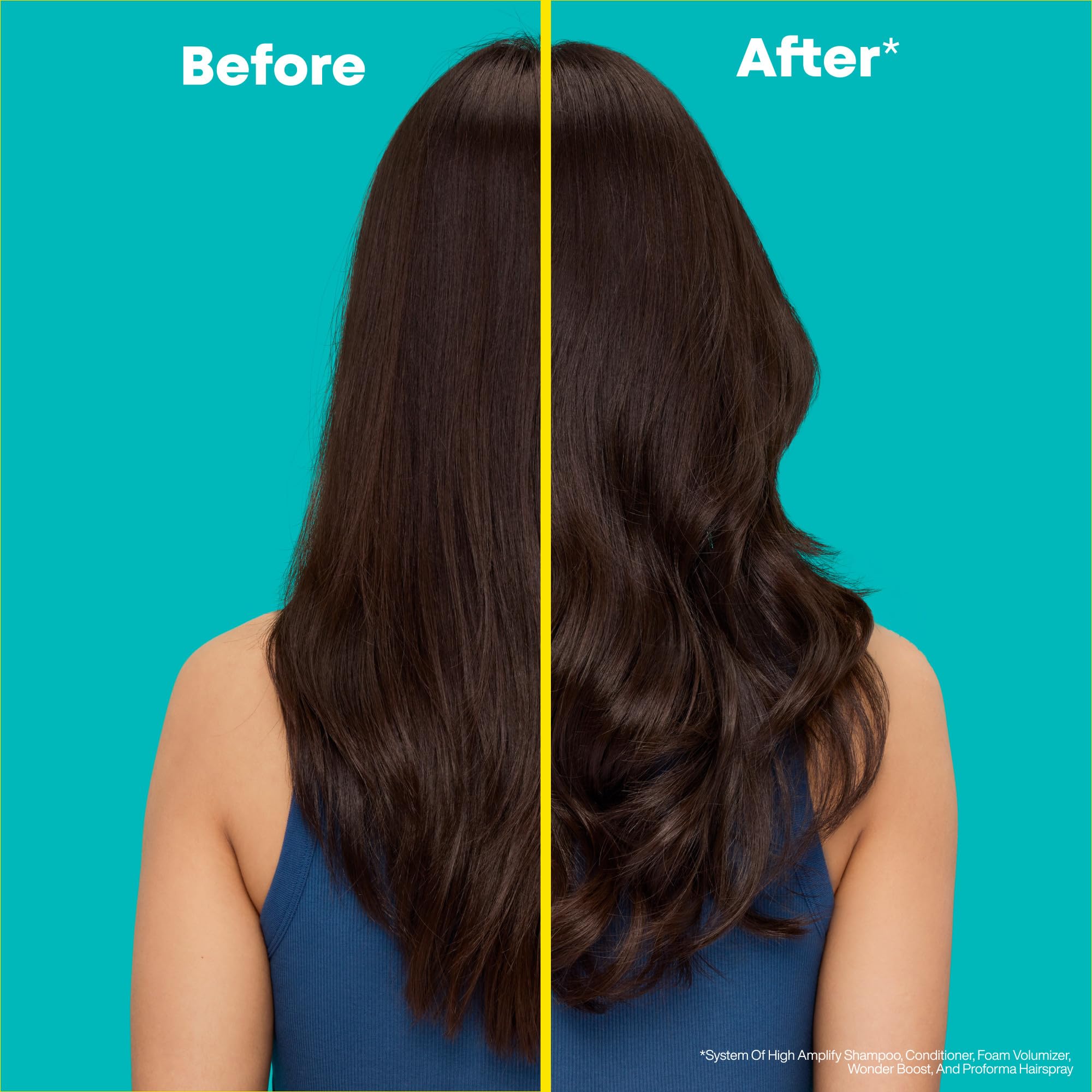 Matrix High Amplify ProForma root lift on fine hair delivers volume