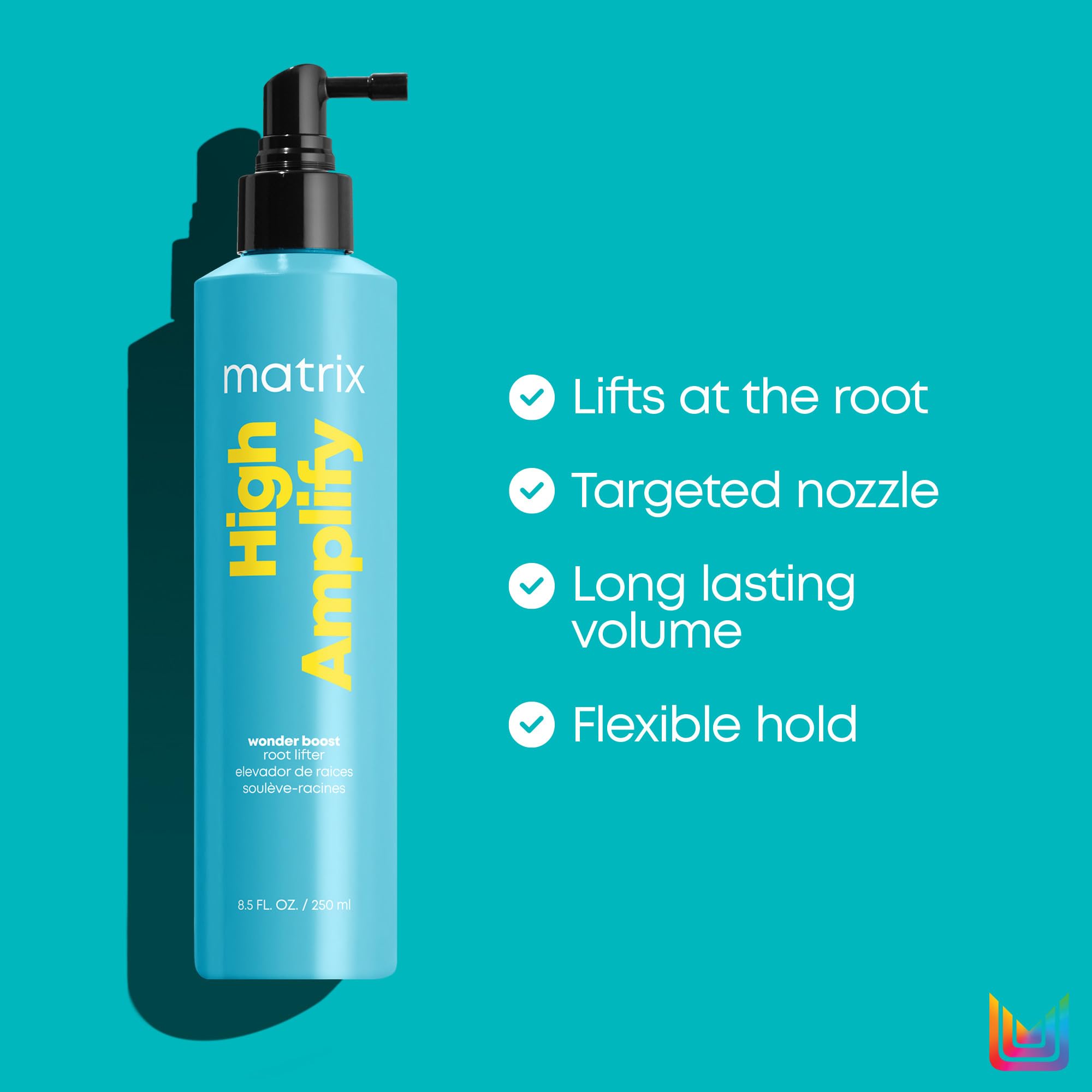 Matrix High Amplify Wonder Boost adds lightweight body to fine hair.