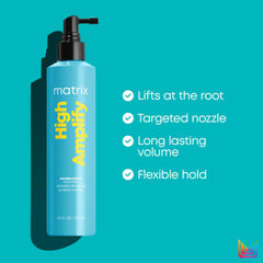 Matrix High Amplify Wonder Boost adds lightweight body to fine hair.