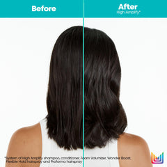Matrix High Amplify Wonder Boost with targeted applicator delivers precise volume.