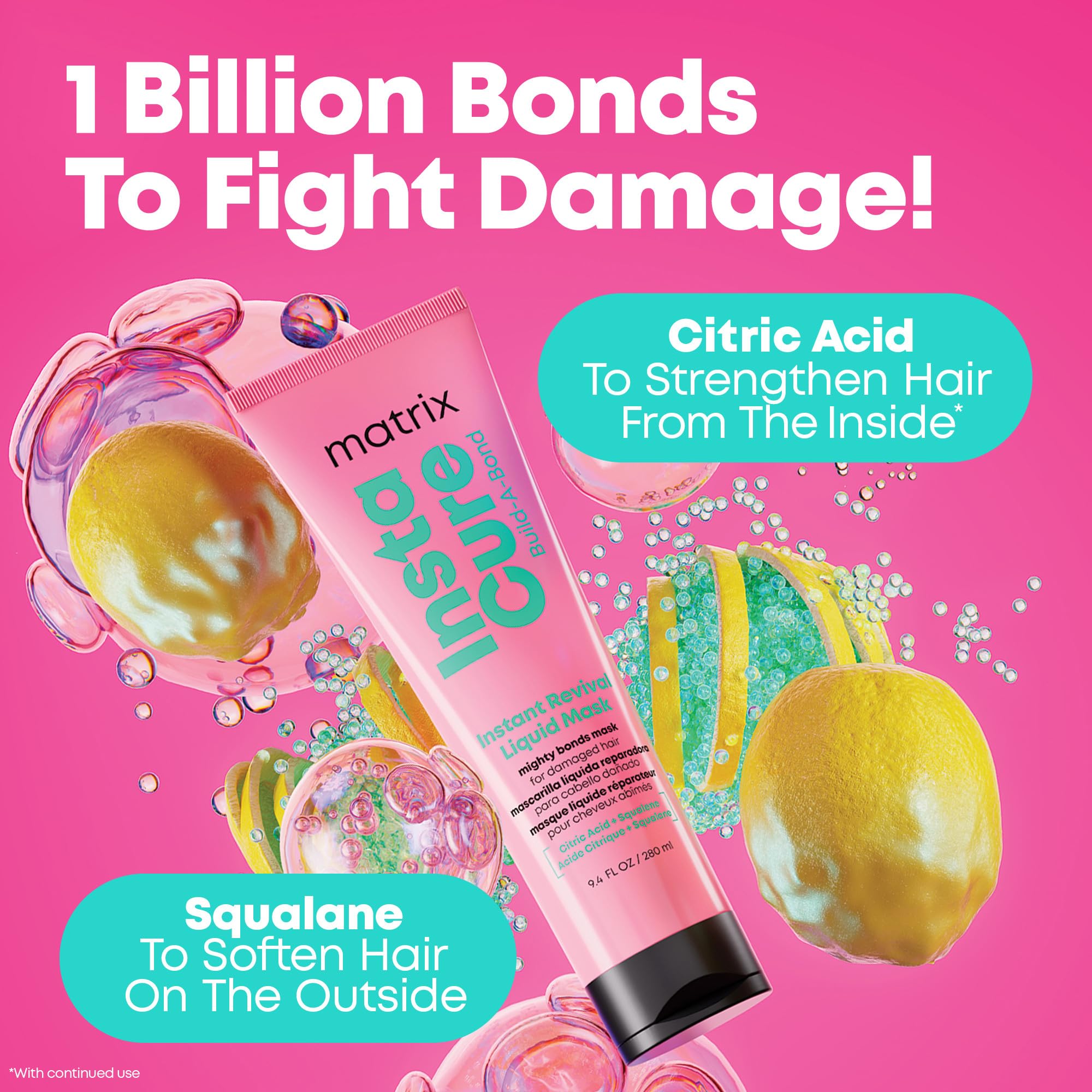 Matrix Instacure Bond Repair highlights internal bond strengthening