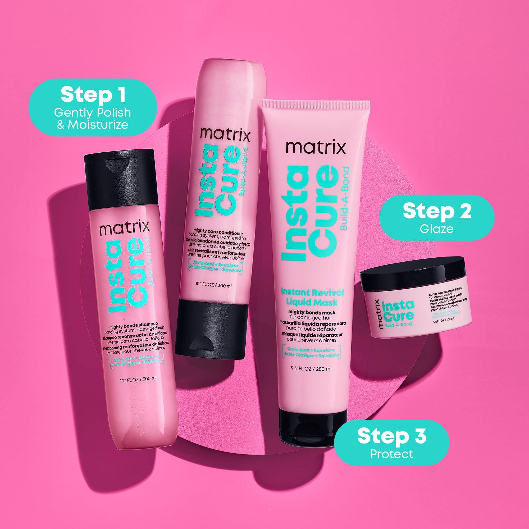 Close-up of citric acid and squalane ingredients in Mighty Care.