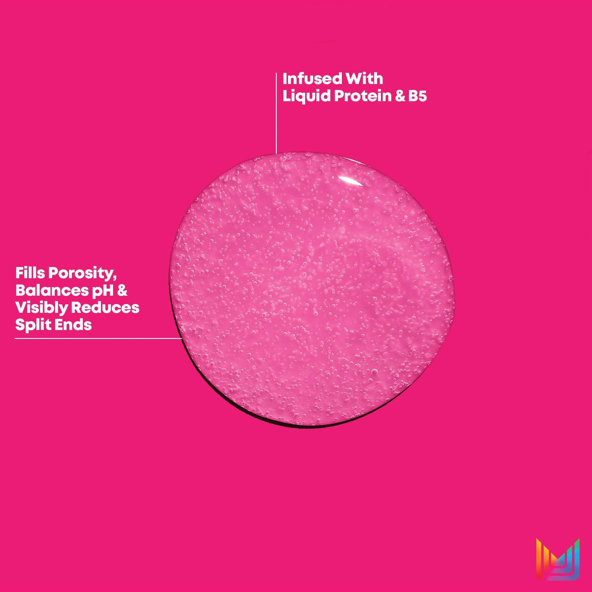 Hair with balanced porosity after MATRIX Instacure application