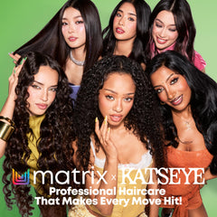 Matrix Miracle Creator leave-in application-hair being applied through textured hair