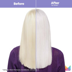 Matrix So Silver jar close-up with deep conditioning for color-treated hair