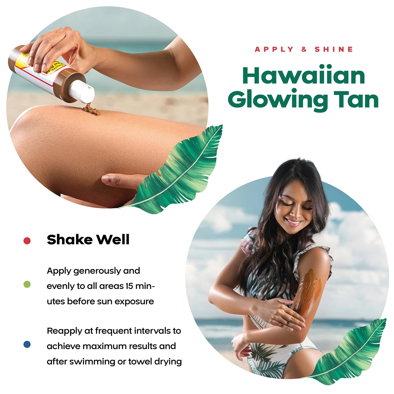 Advertencia Maui Babe: evitar manchas, enjuague rápido