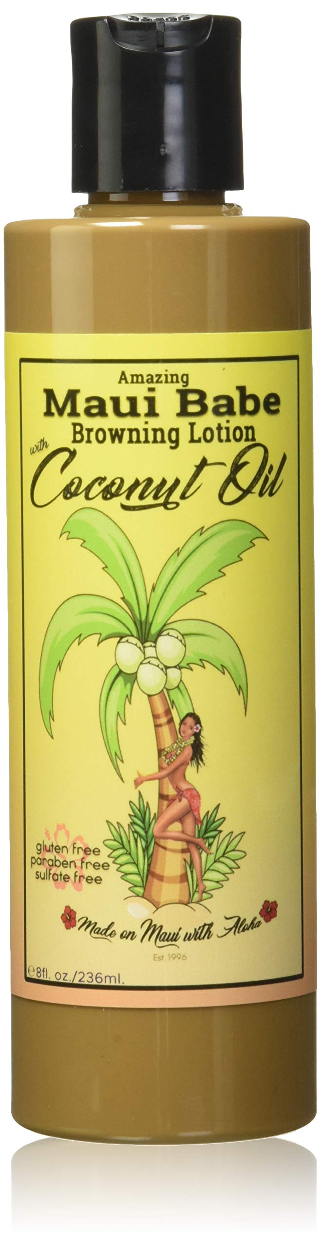 Maui Babe loción bronceadora, botella para bronceado natural al sol