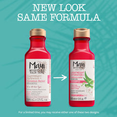 Aloe vera first ingredient closeup on Maui Moisture shampoo