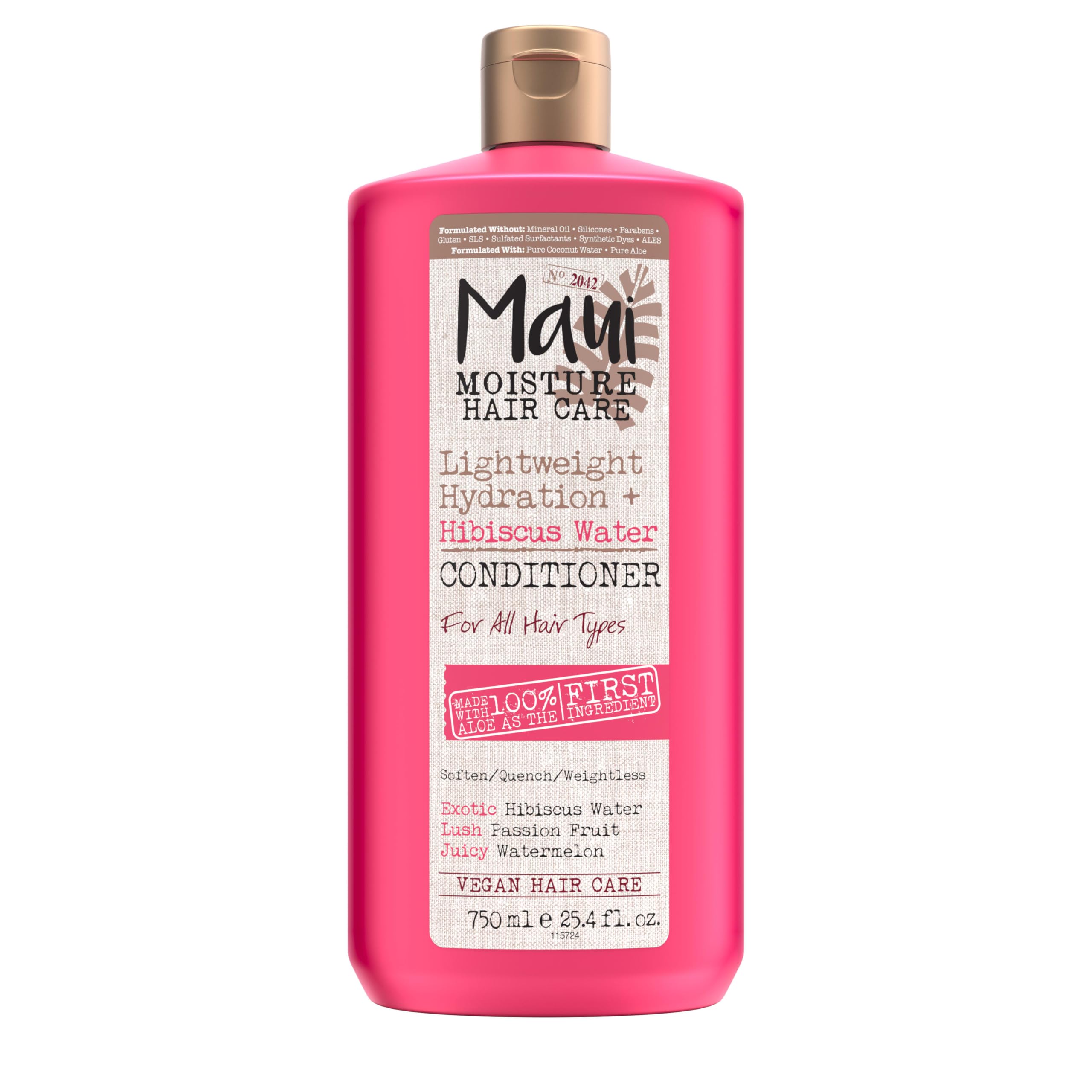 Maui Moisture: botella hidratación ligera para rizos suaves y definidos.