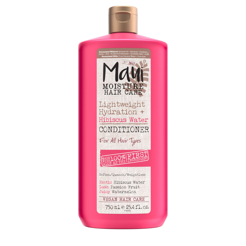 Maui Moisture: botella hidratación ligera para rizos suaves y definidos.