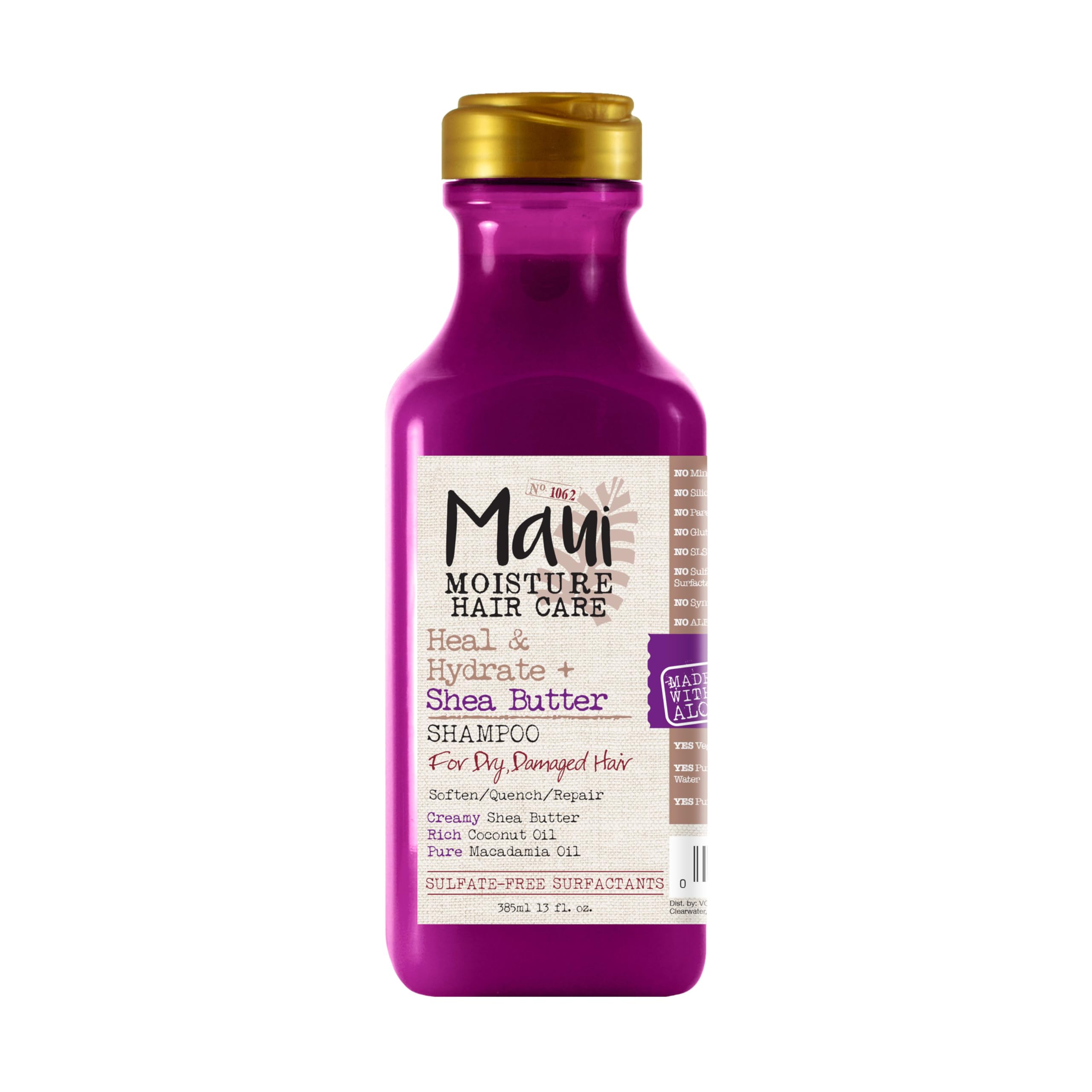 Botella de Maui Moisture Heal & Hydrate lista para hidratar rizos.