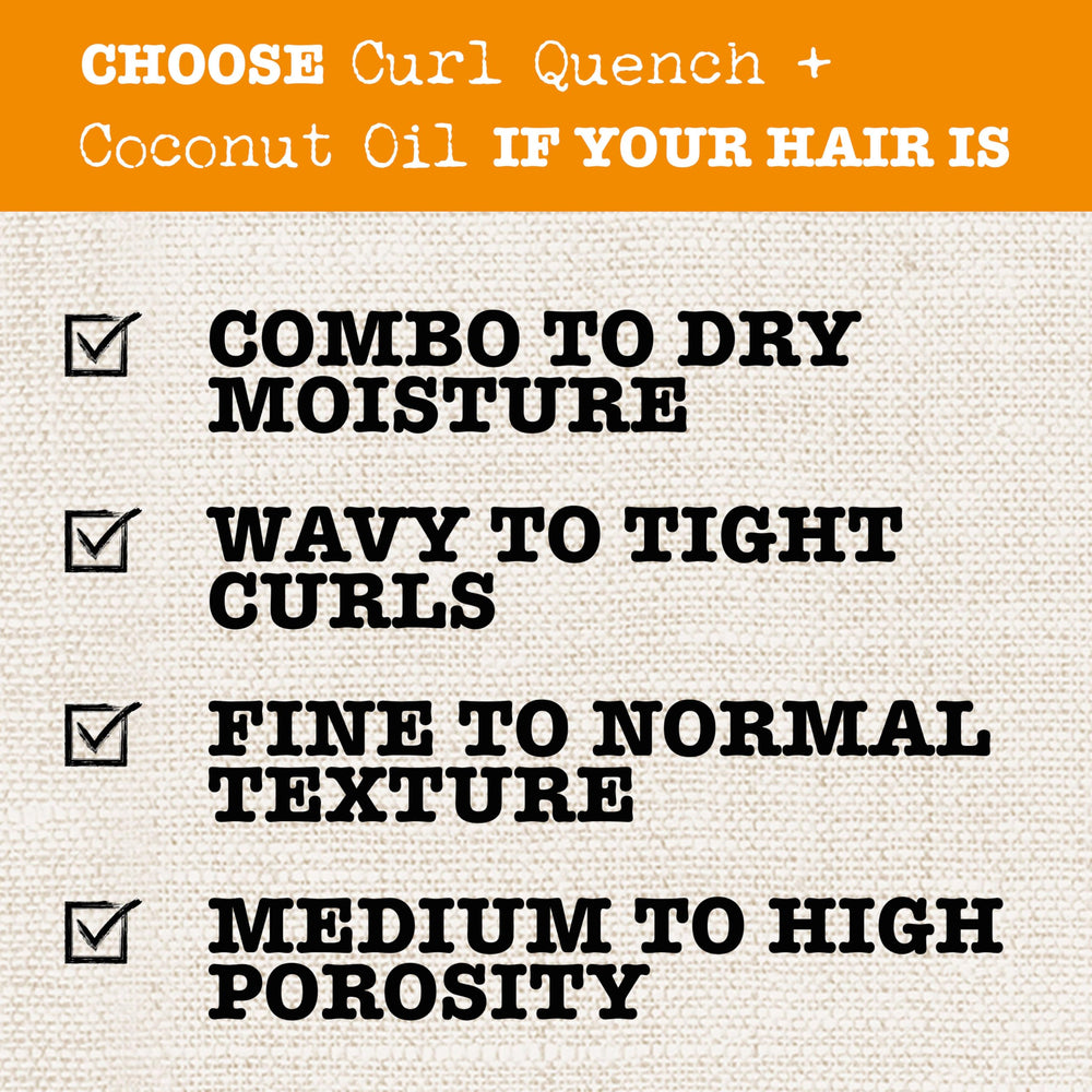 Maui Moisture Curl Quench bottle close-up highlighting silicone-free formula.
