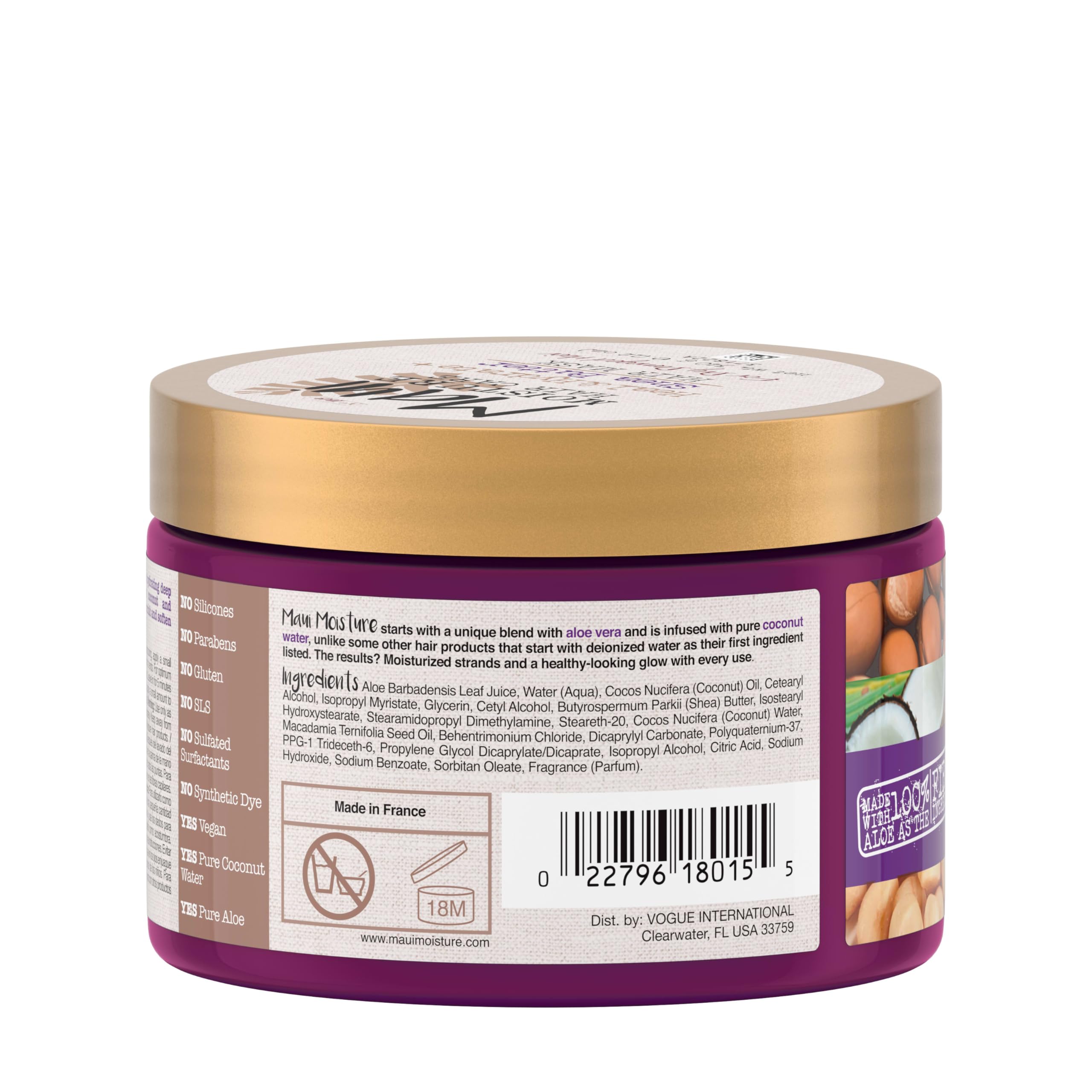 Defined curls after using Maui Moisture Heal & Hydrate mask