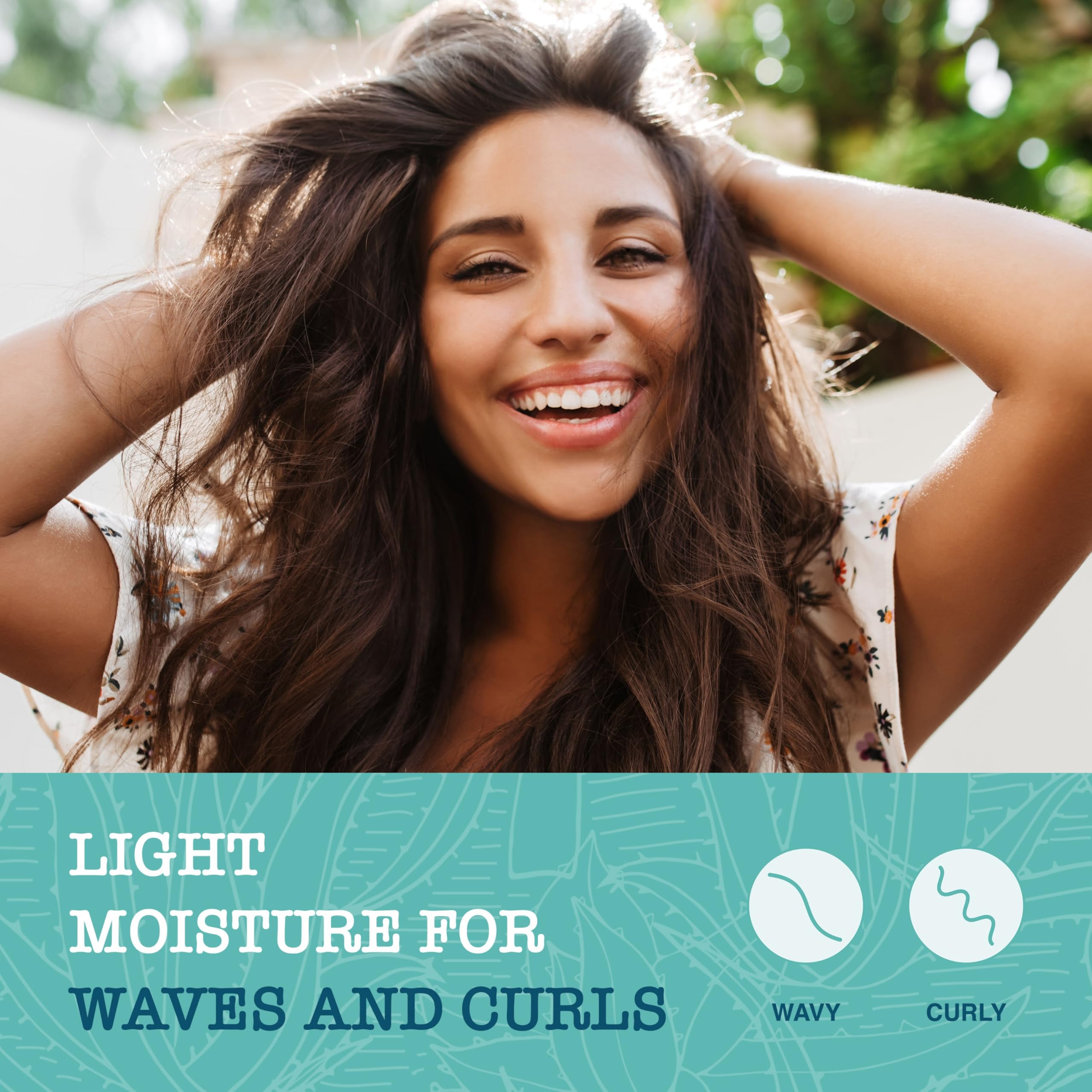 Maui Moisture Lightweight Curls + Flaxseed Conditioner label close-up highlighting vegan formula.