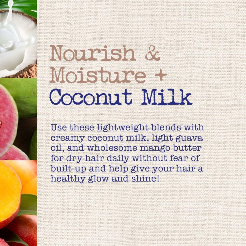 Maui Moisture Nourish & Moisture champú, ingredientes clave visibles en la etiqueta.