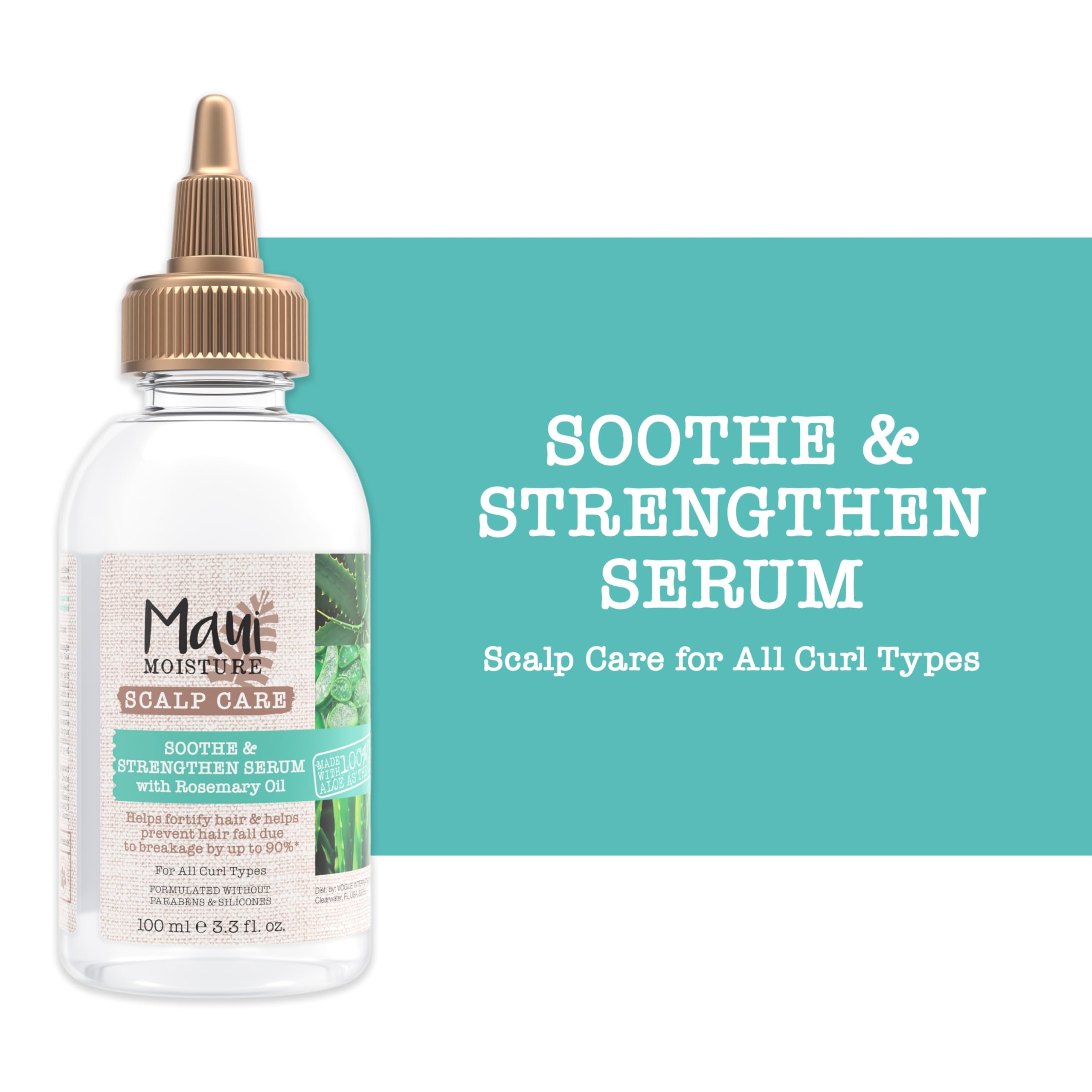 Maui Moisture Scalp Care scent features tea tree spearmint eucalyptus