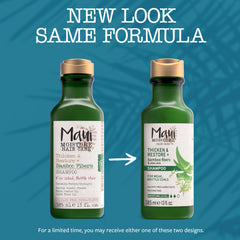Maui Moisture Thicken & Restore - aloe vera fortalece rizos con ingredientes naturales.