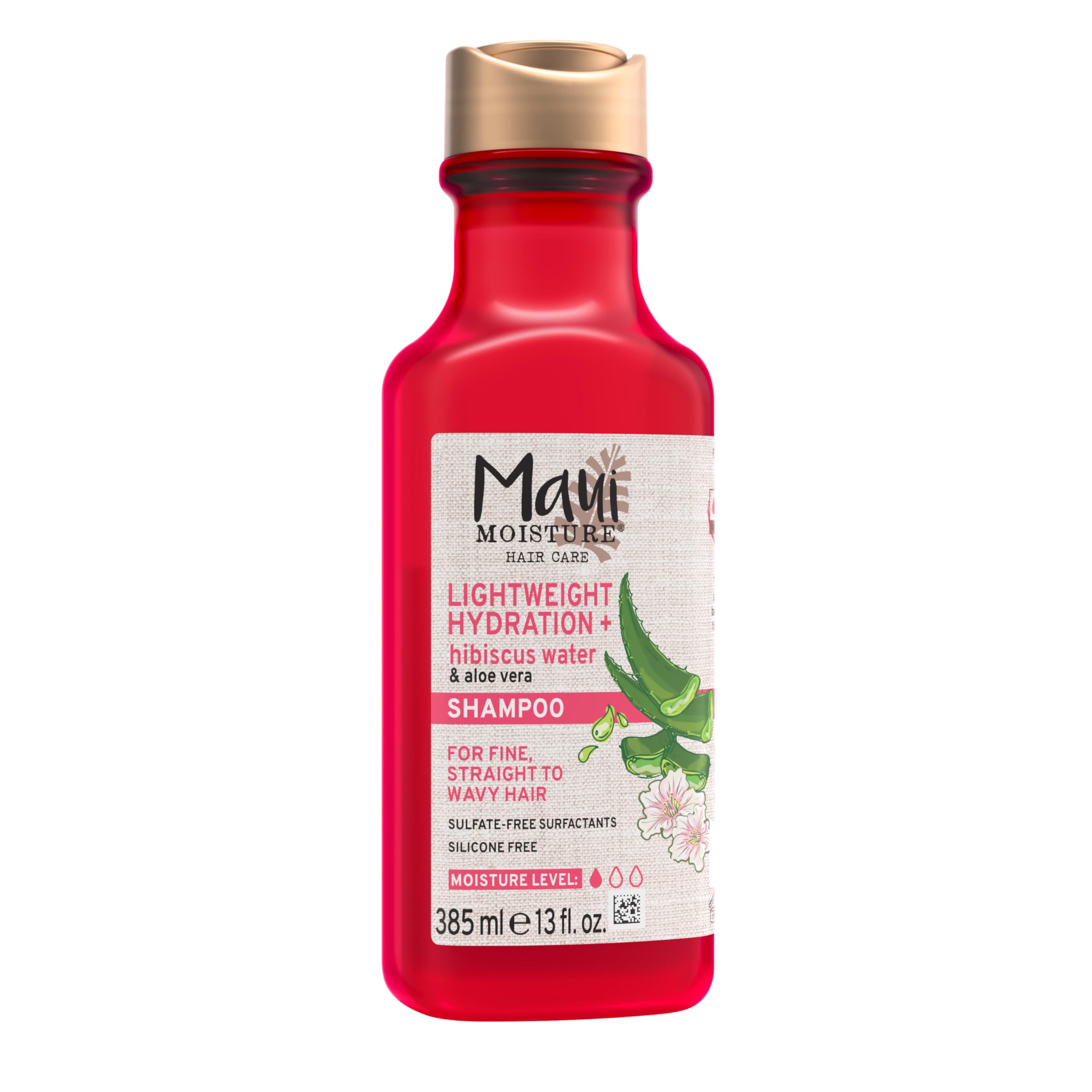 Vegan sulfate-free label highlighted on Maui Moisture product