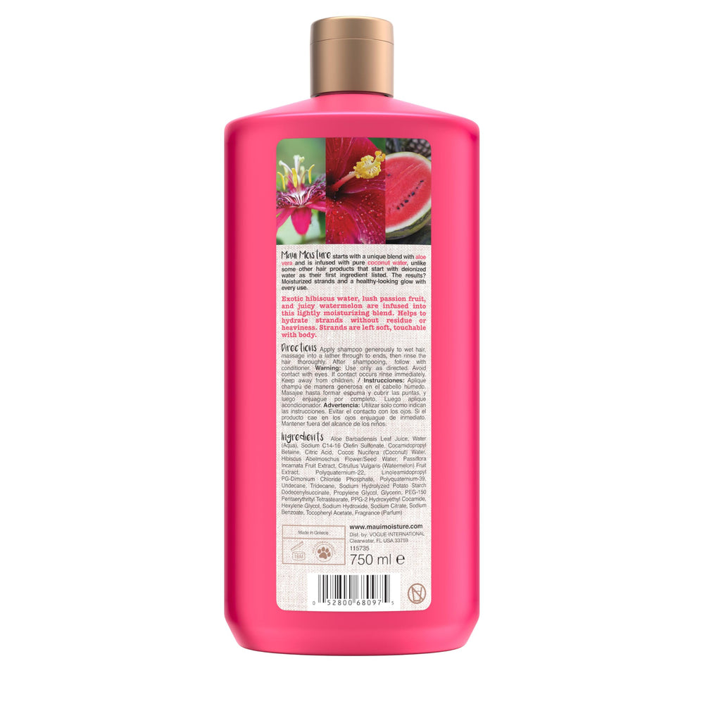 Producto vegano y sin sulfatos de Maui Moisture para cabello sensible.
