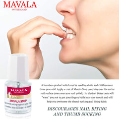 Mavala Stop promueve uñas sanas y hermosas para uso diario.
