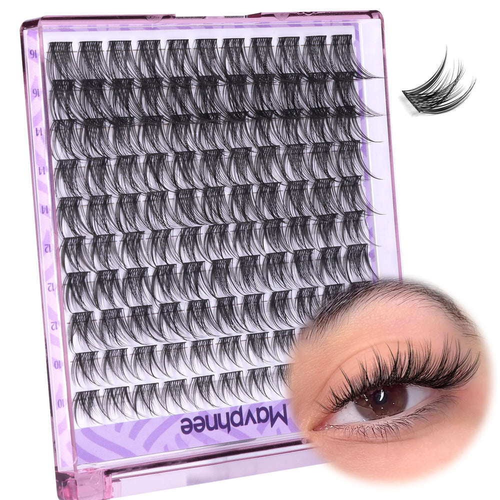 Mavphnee 10-16mm Lash Clusters for customizable length.