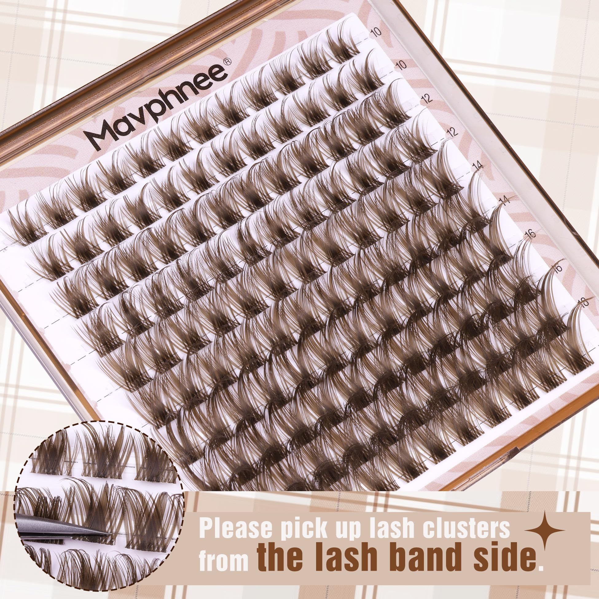 Mavphnee 10-18mm lengths let you tailor natural or fuller styles.