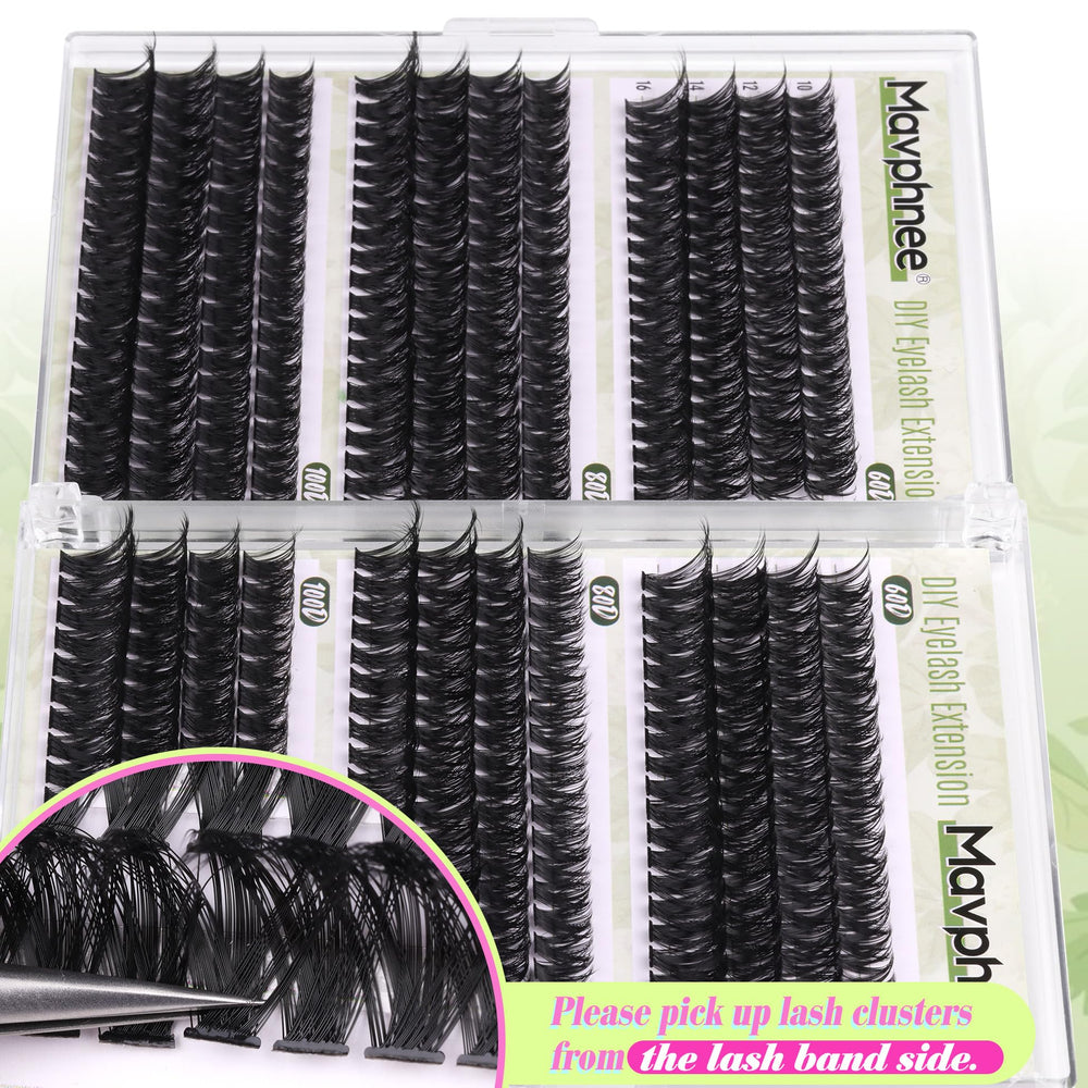 Mavphnee d-curly clusters in 10mm deliver subtle lift.