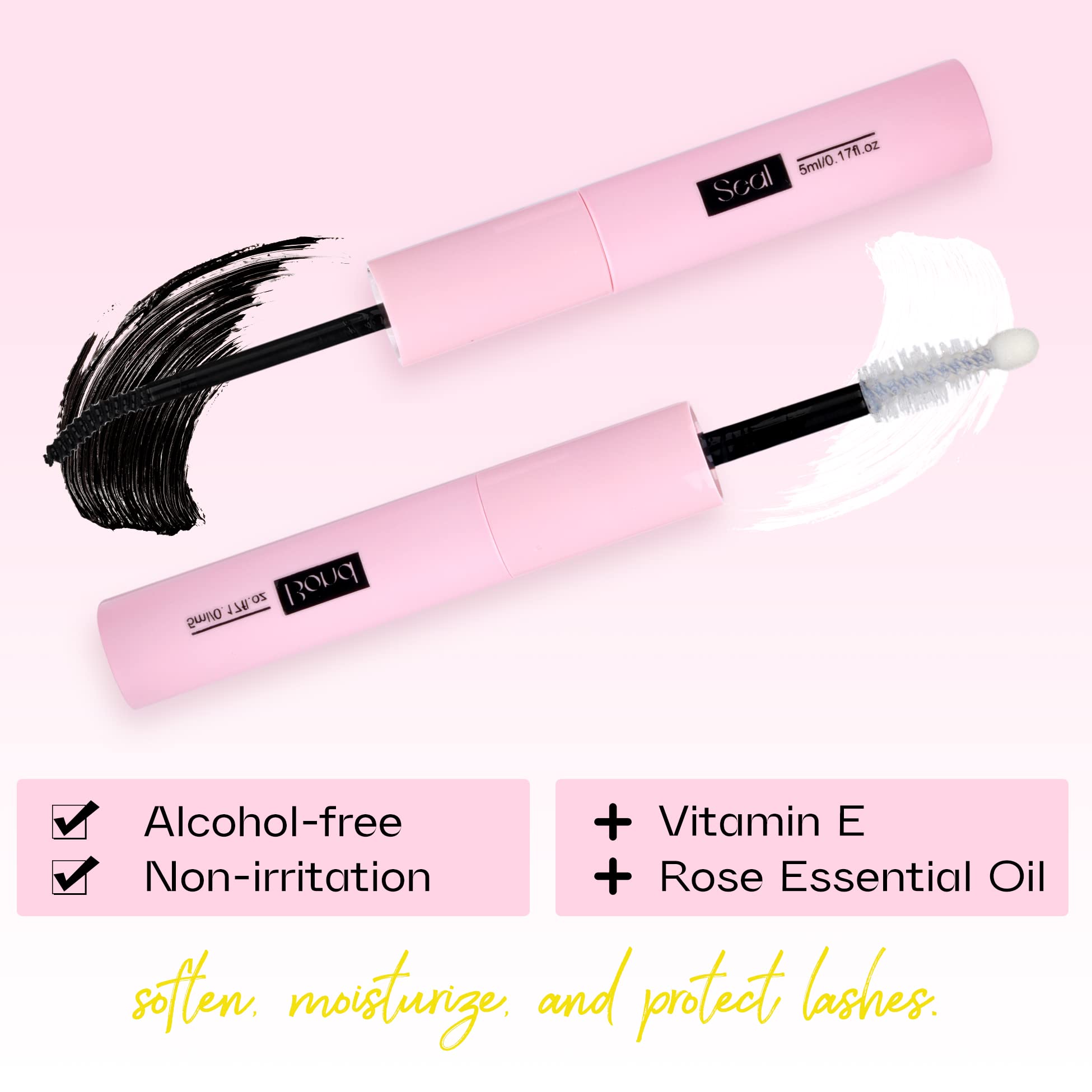 Mavphnee 2in1 Lash Glue packaging showcases dual-step system.