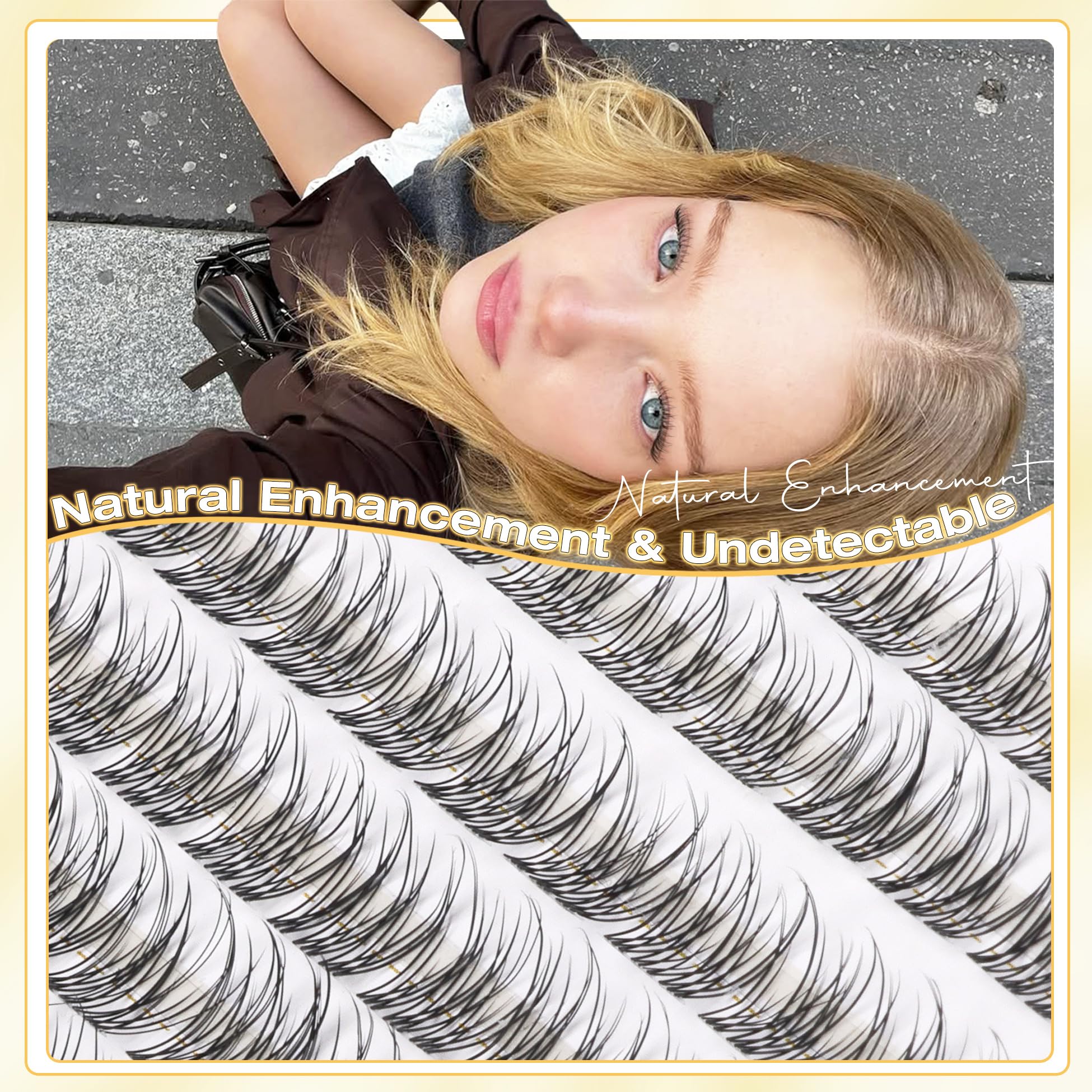 Mavphnee beginner-friendly lash clusters are easy to place with no extra tools.