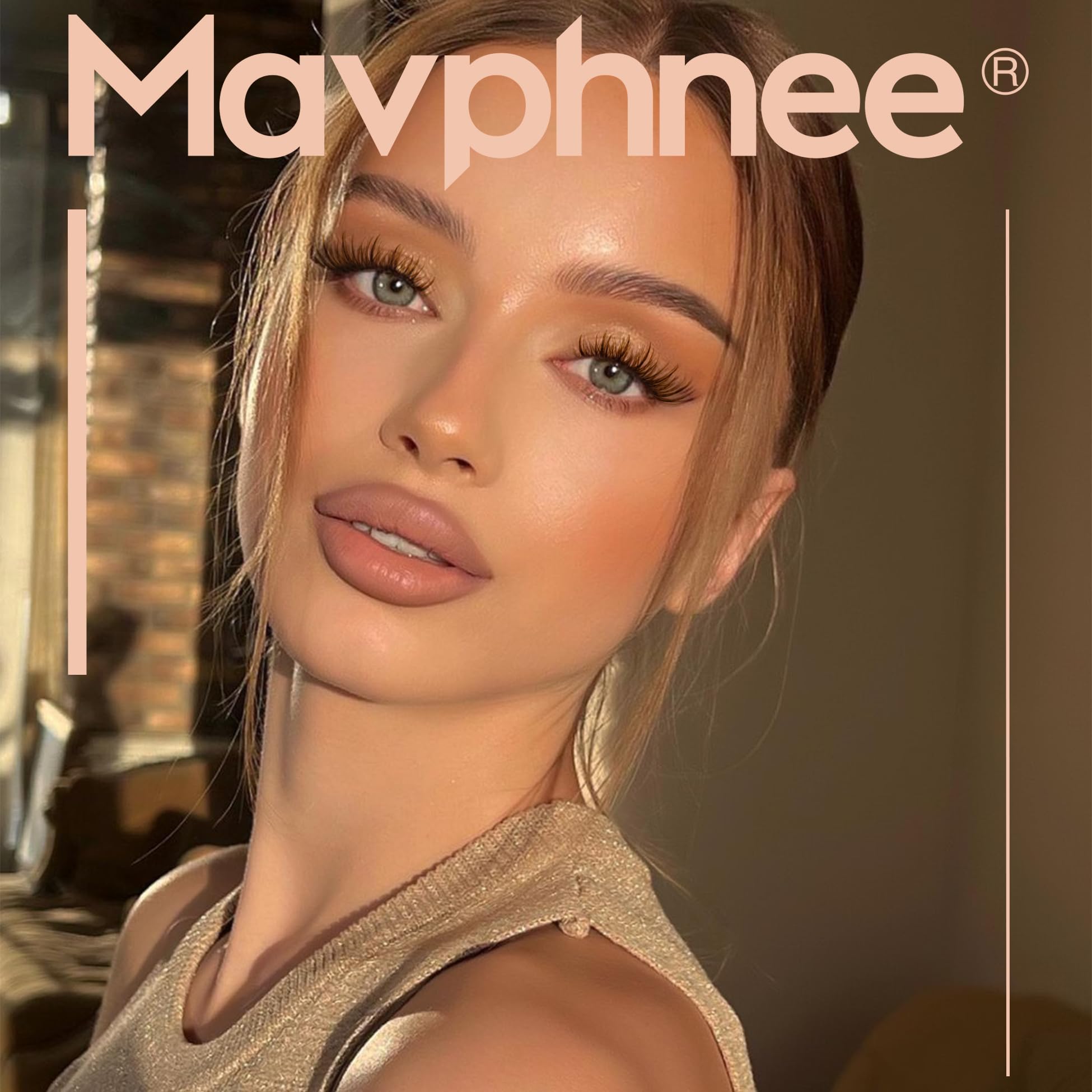 Mavphnee brown cluster lashes beginner-friendly for quick professional results