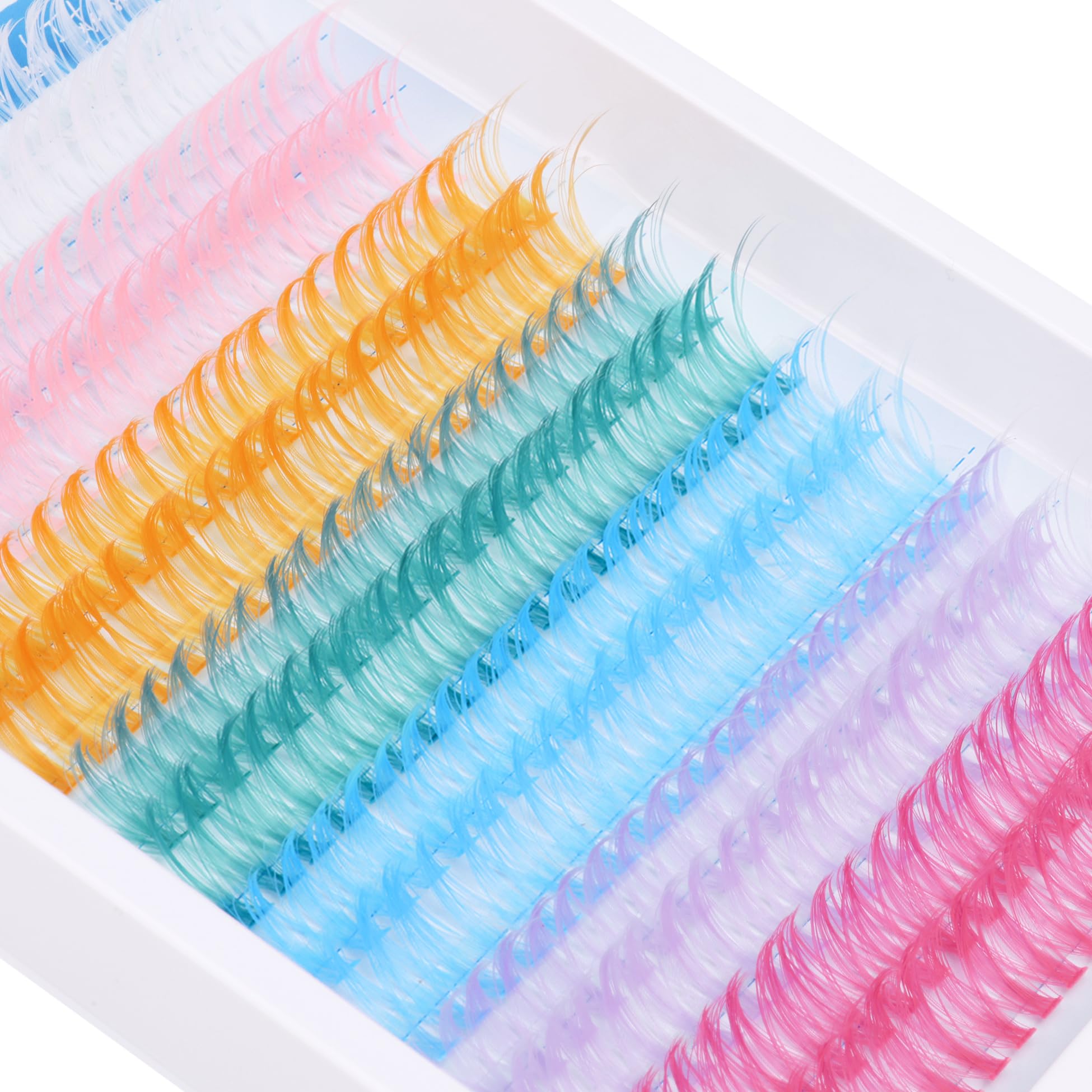 Mavphnee bold vibrant lashes provide dramatic color with subtle depth.