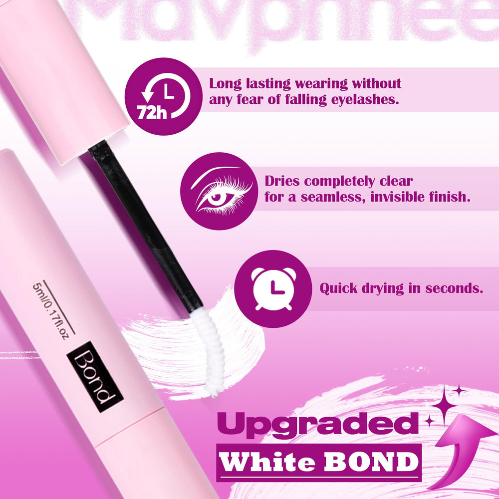 Close-up of Bond and Seal tube highlights quick-dry formula for precise application