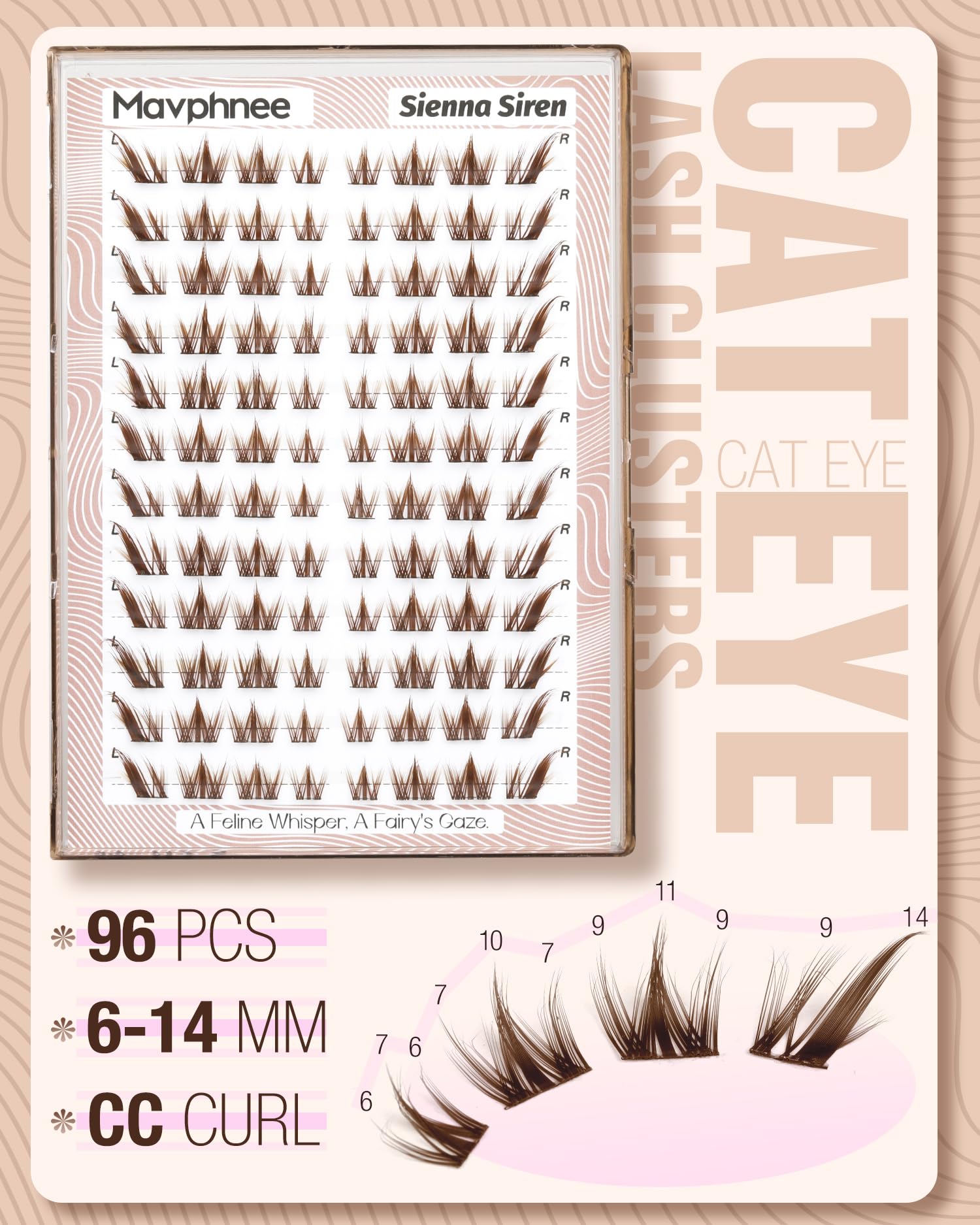 Mavphnee fluffy, feathered texture delivers a lived-in, soft-glam finish.
