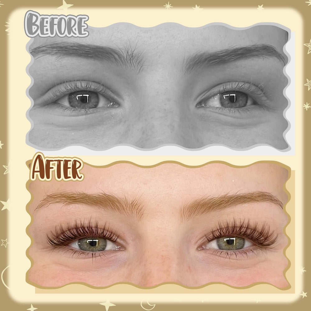 Mavphnee brown lash clusters 12mm pack close-up for fluttery volume