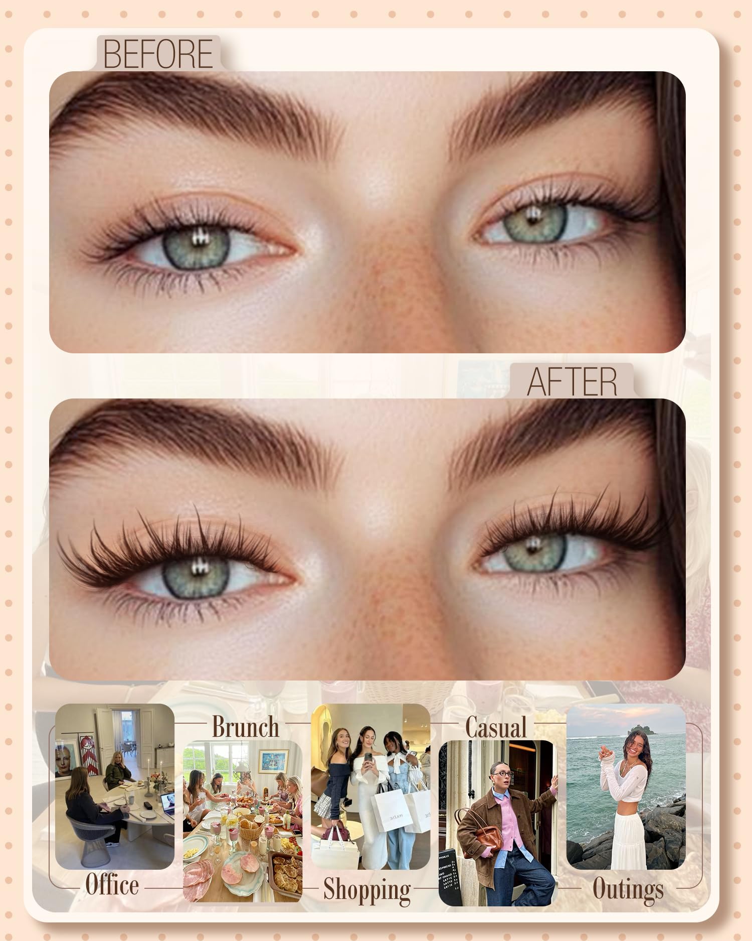 Mavphnee lashes designed for short to long eye shapes.