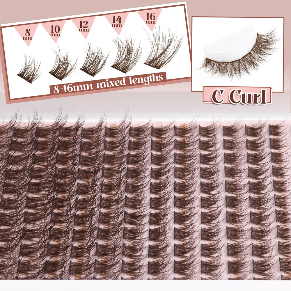 Mavphnee Brown Lash Kit is beginner-friendly for at-home use.