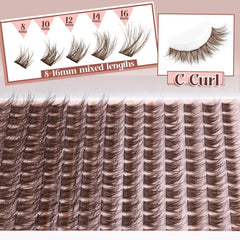 Mavphnee Brown Lash Kit is beginner-friendly for at-home use.